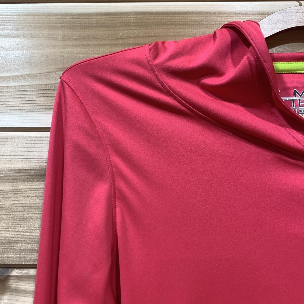 Under Armour Shirt Womens Medium HeatGear Catalyst Hooded Athletic Thumbholes - Picture 2 of 11